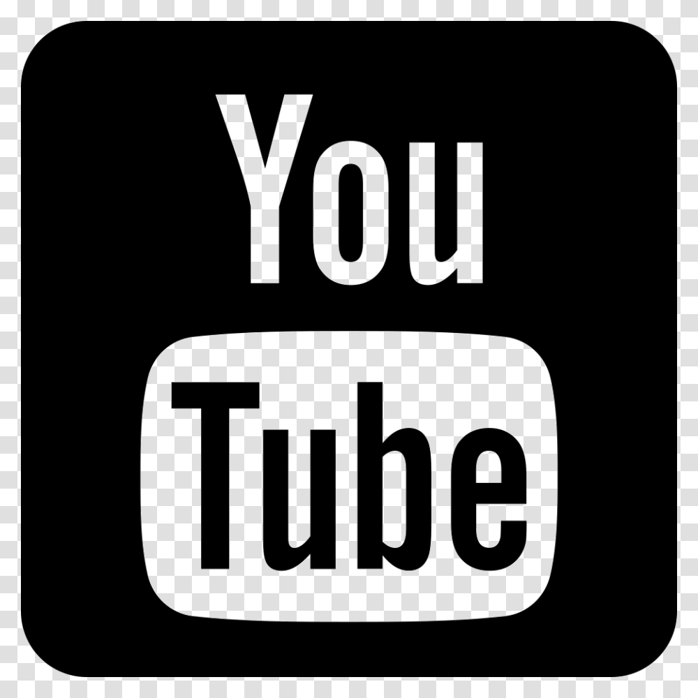 Social Media White Youtube Icon Free Download, Label, First Aid, Sticker Transparent Png