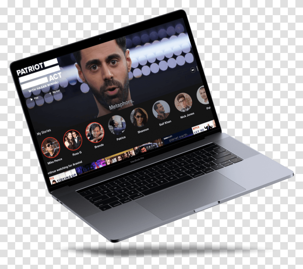 Social Netflix Sharan Hegde Space Bar, Laptop, Pc, Computer, Electronics Transparent Png