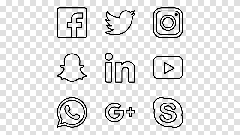 Social Network Clipart Social Media Logos White, Gray, World Of Warcraft, Halo Transparent Png