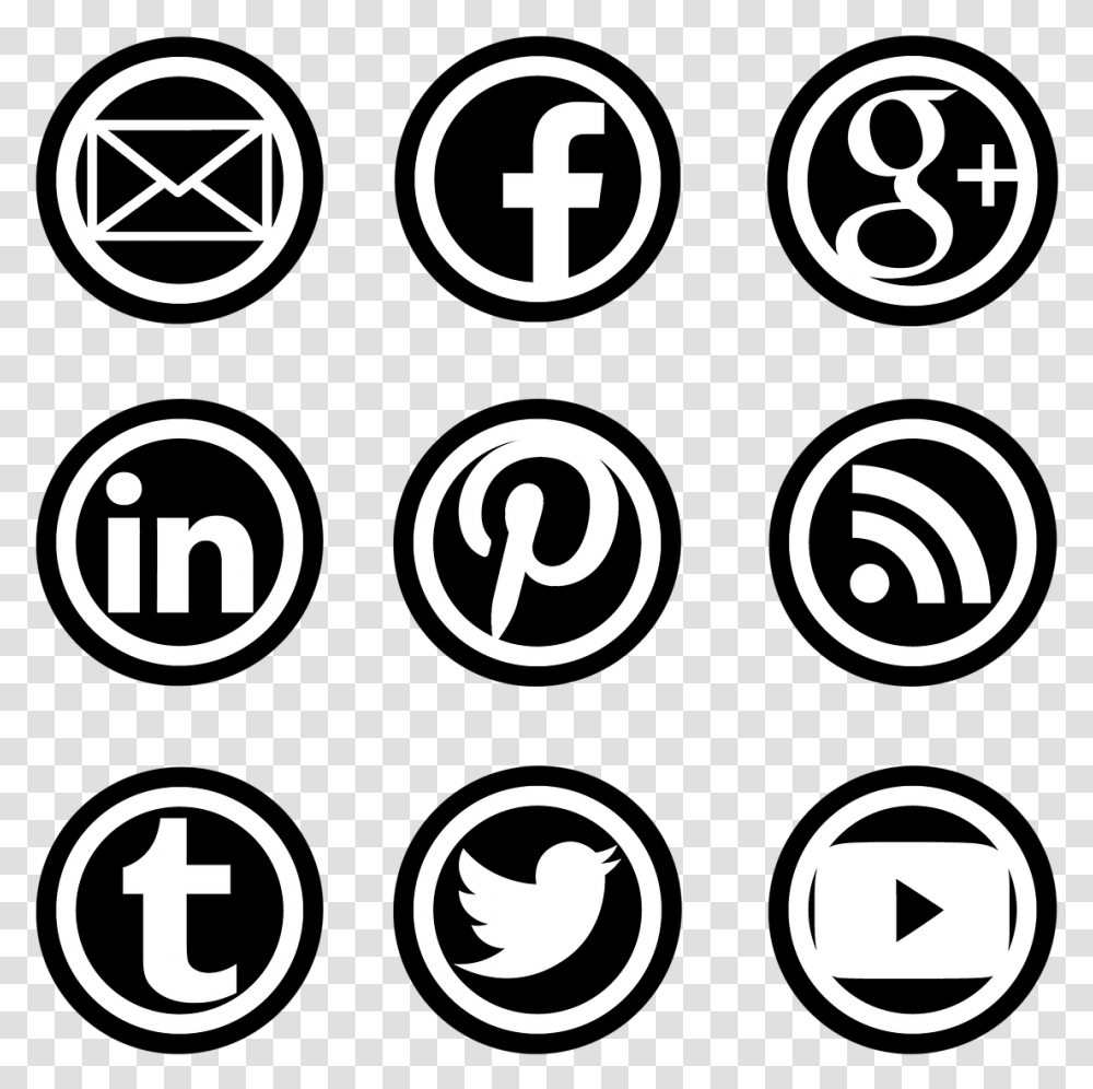 Social Network Icons Buttons Social Network Icons Social Networks Black ...