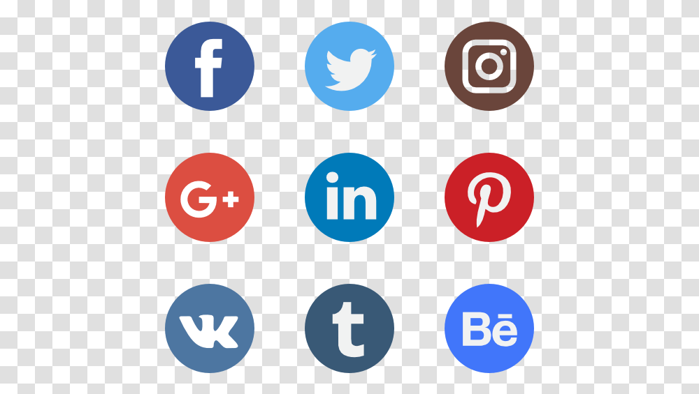 Social Network Logo Collection Social Network Logo, Number, Alphabet Transparent Png