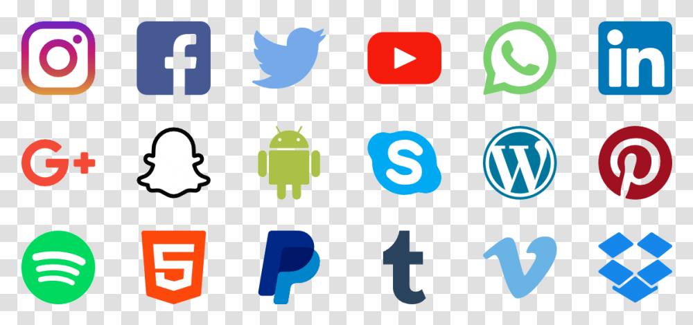 Social Service Clipart Social Media Icons 2019, Number, Alphabet Transparent Png