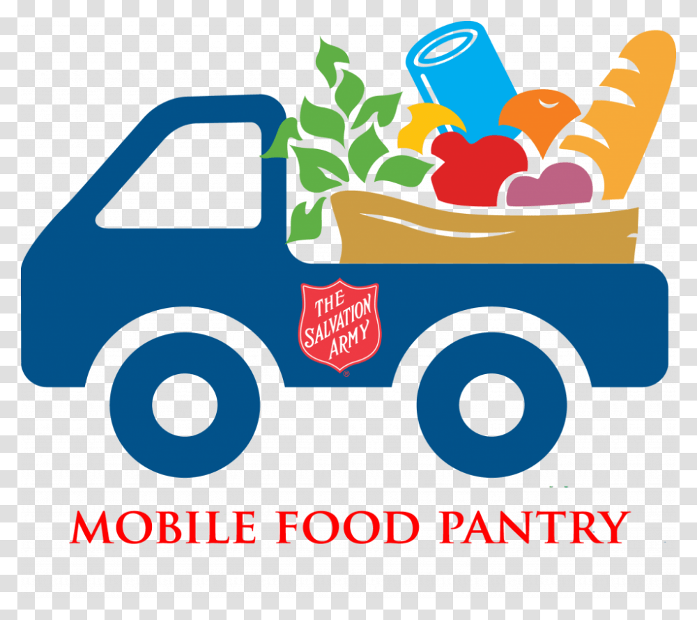 Social Services The Salvation Army God's Food Pantry, Transportation, Vehicle, Truck Transparent Png