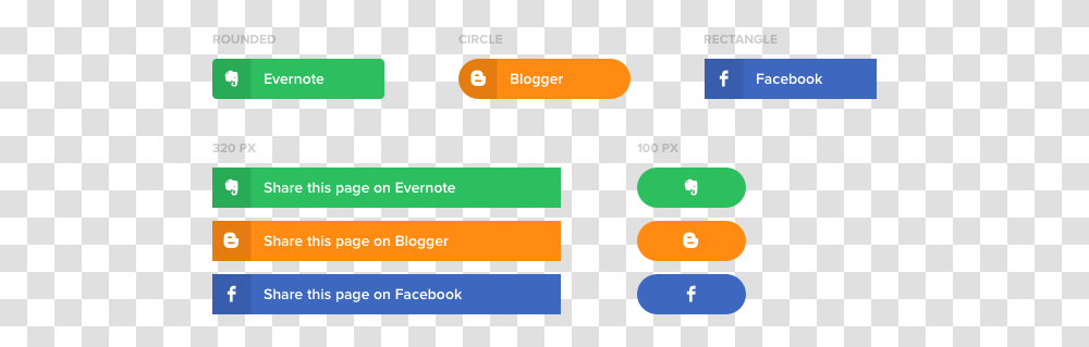 Social Share Buttons Features Vertical, Text, Light, Pac Man, Alphabet Transparent Png