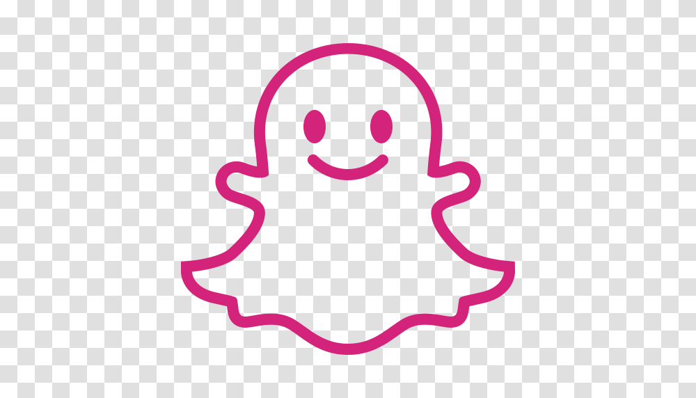 Social Snapchat Outl Snapchat Icon With And Vector Format, Silhouette, Heart Transparent Png