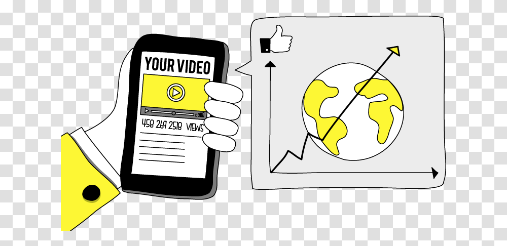 Social Video Marketing Illustration, Label, Paper, Face Transparent Png