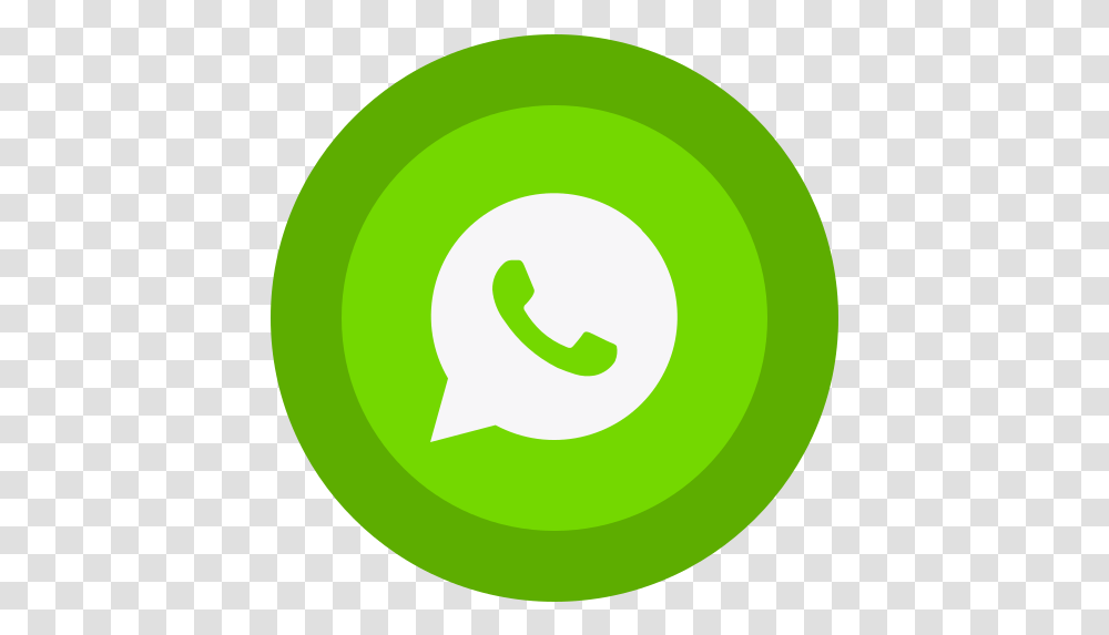Social Whatsapp Free Icon Of Colocons Circle, Text, Symbol, Logo, Trademark Transparent Png