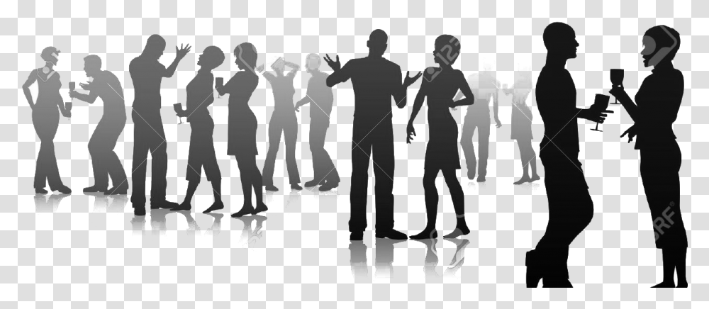 Socialising Clipart, Person, Crowd, Music Band, Musician Transparent Png