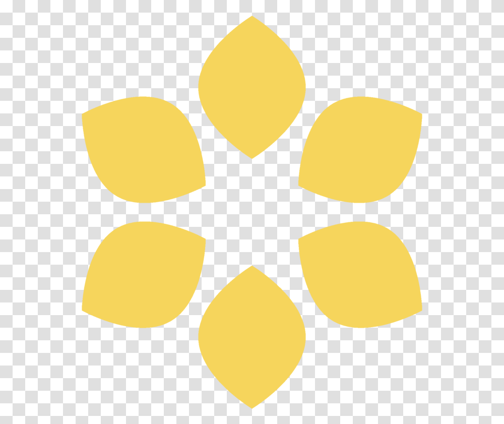 Socialotus Yellow Flower Logo, Symbol, Triangle, Star Symbol, Trademark Transparent Png