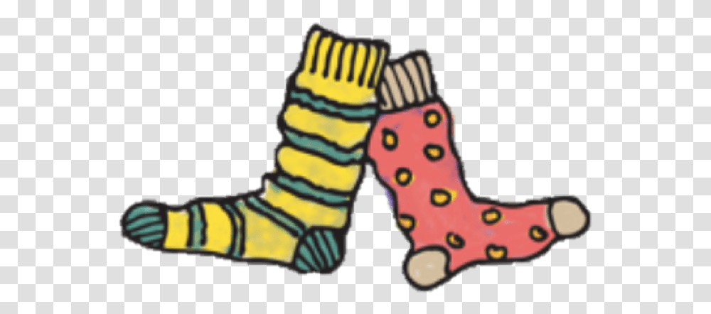 Sock Clip Mismatched Socks Clipart, Apparel, Footwear, Person Transparent Png