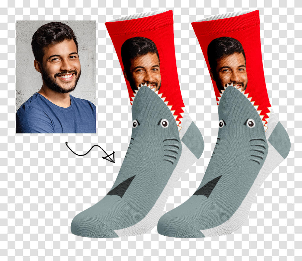 Sock, Apparel, Footwear, Person Transparent Png