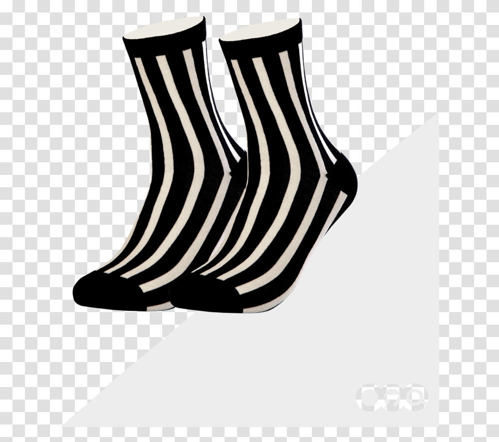 Sock, Apparel, Zebra, Wildlife Transparent Png