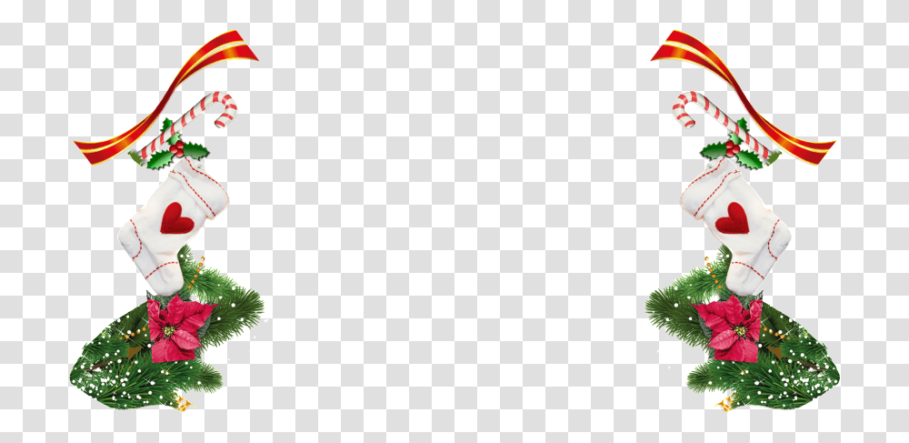 Sock Decoration Free Download Files Clipart Christmas Ornament, Plant, Flower Transparent Png