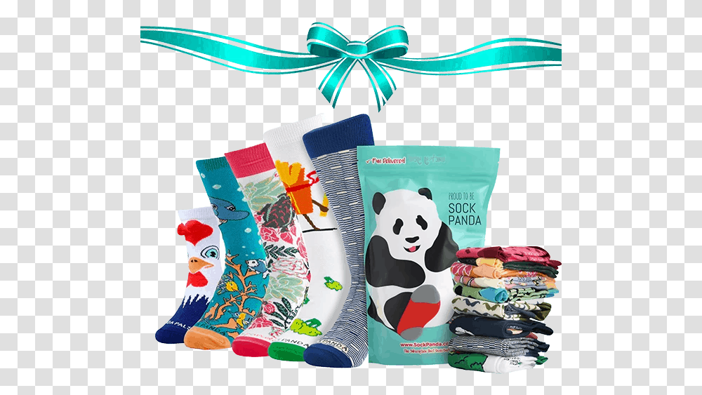 Sock, Giant Panda, Bear, Wildlife, Mammal Transparent Png