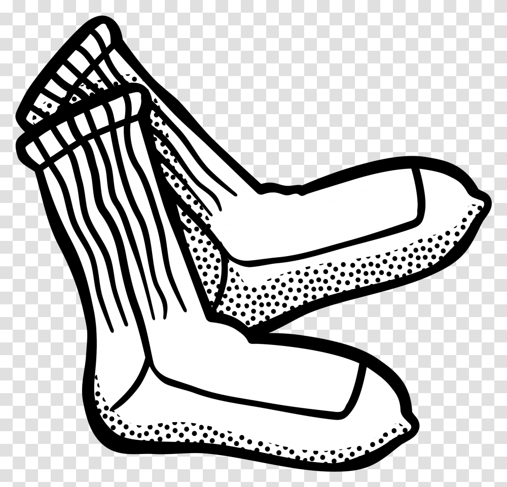 Sock Line Art Clothing Drawing Computer Icons Cc0 Mens Socks Clip Art, Apparel, Footwear, Shoe Transparent Png
