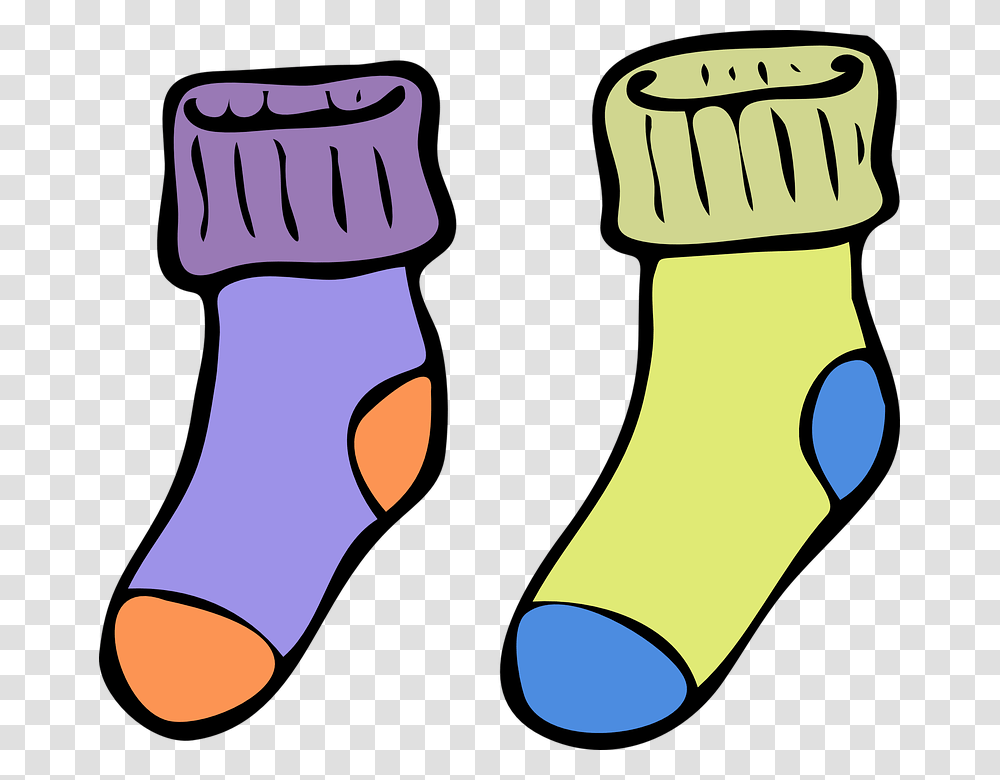 Socks Clipart Calcetines, Apparel, Hand, Footwear Transparent Png