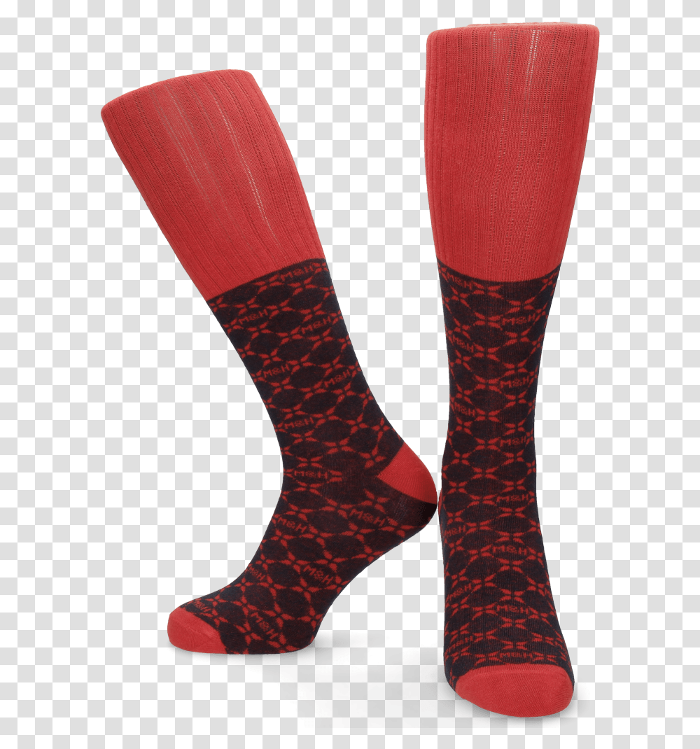 Socks Jamie 1 Knee High Socks Navy Red Sock, Apparel, Shoe, Footwear Transparent Png