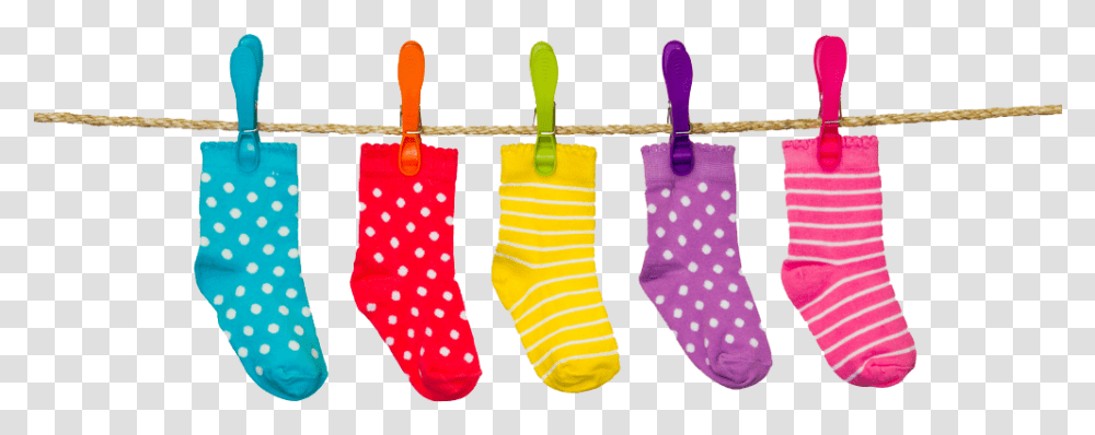 Socks On Clothing Line Socks On A Line Clipart, Apparel, Stocking, Christmas Stocking, Gift Transparent Png