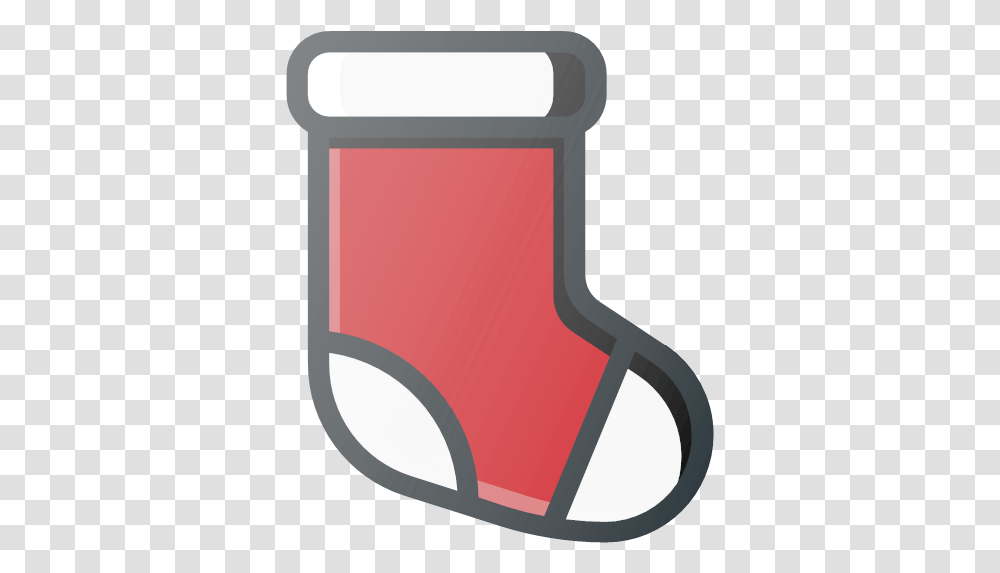 Socks Xmas Icon Free Color Christmas Icons, Mailbox, Letterbox, Label, Text Transparent Png