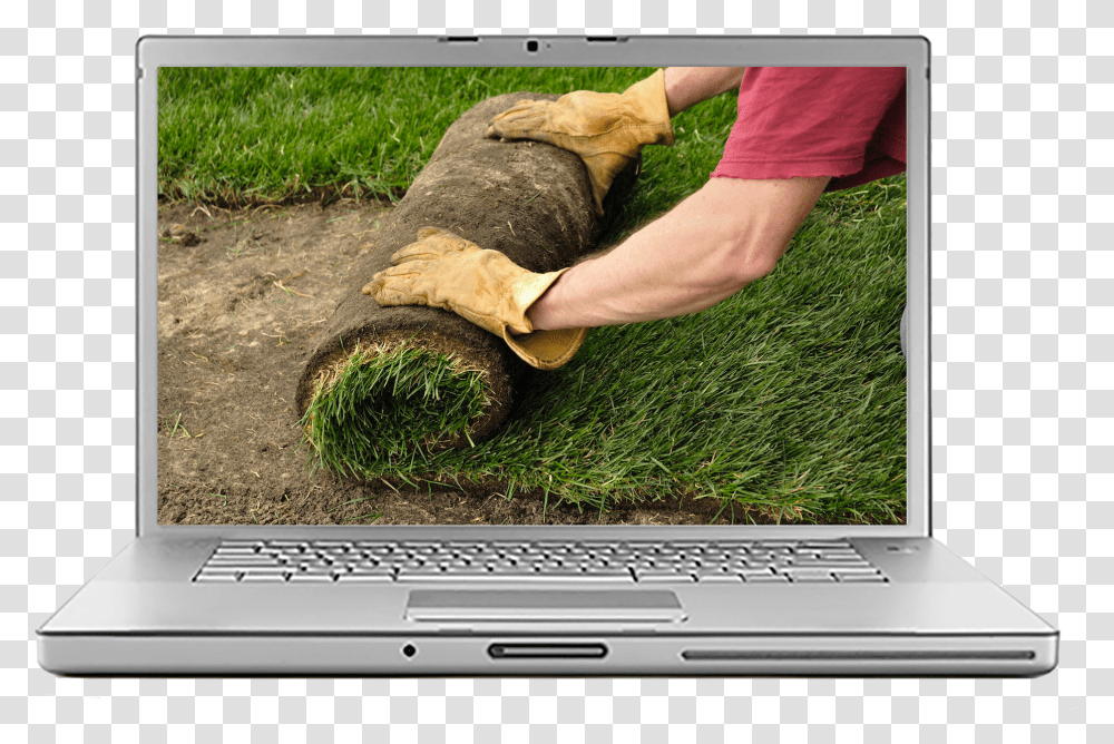 Sod Lawn Download Grass Saud, Pc, Computer, Electronics, Laptop Transparent Png