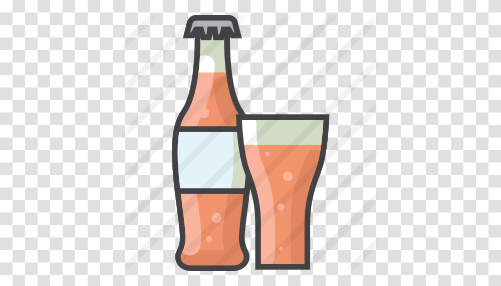 Soda Bottle, Beer, Alcohol, Beverage, Glass Transparent Png