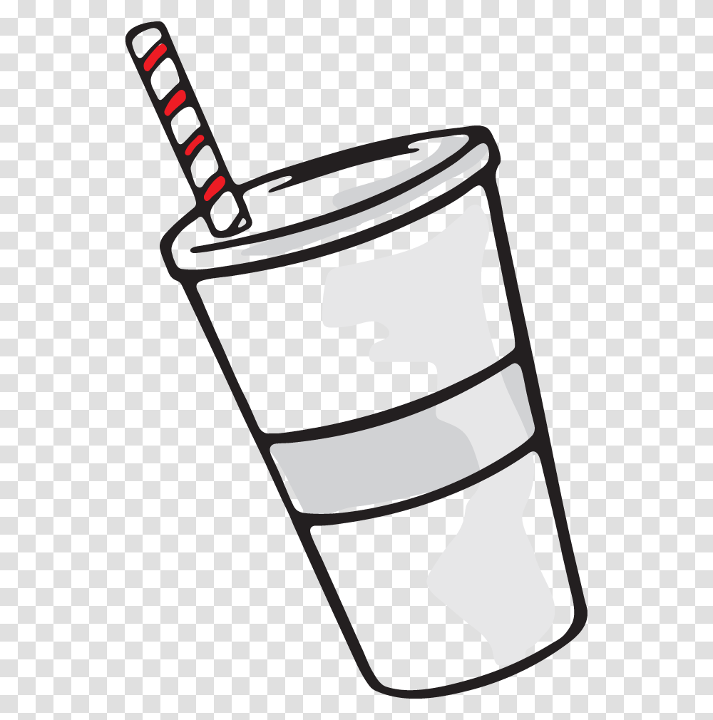 Soda Cup Soda Clipart Black And White, Tin, Can, Barrel, Stencil Transparent Png
