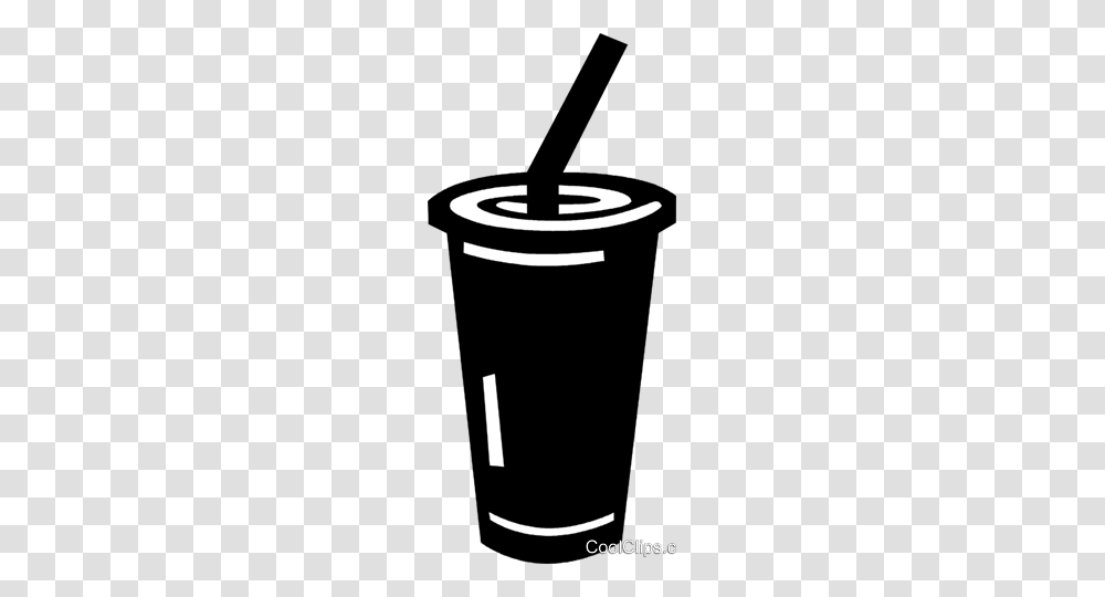 Soda Drink With A Straw Royalty Free Vector Clip Art Illustration, Mailbox, Letterbox, Tin, Can Transparent Png