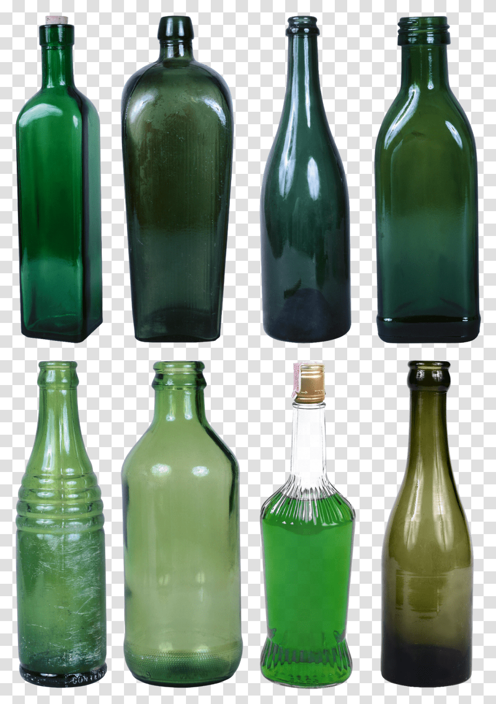 Soda Green Bottle Glass Bottles, Liquor, Alcohol, Beverage, Absinthe Transparent Png