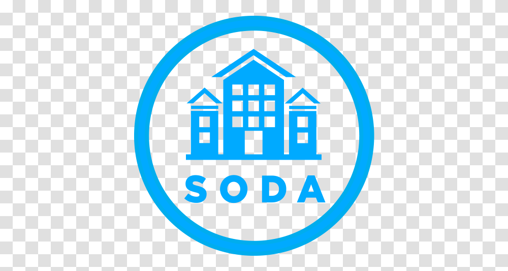 Soda Logo New 2018 Circle School Building Clipart Blue, Symbol, Trademark, Car, Vehicle Transparent Png