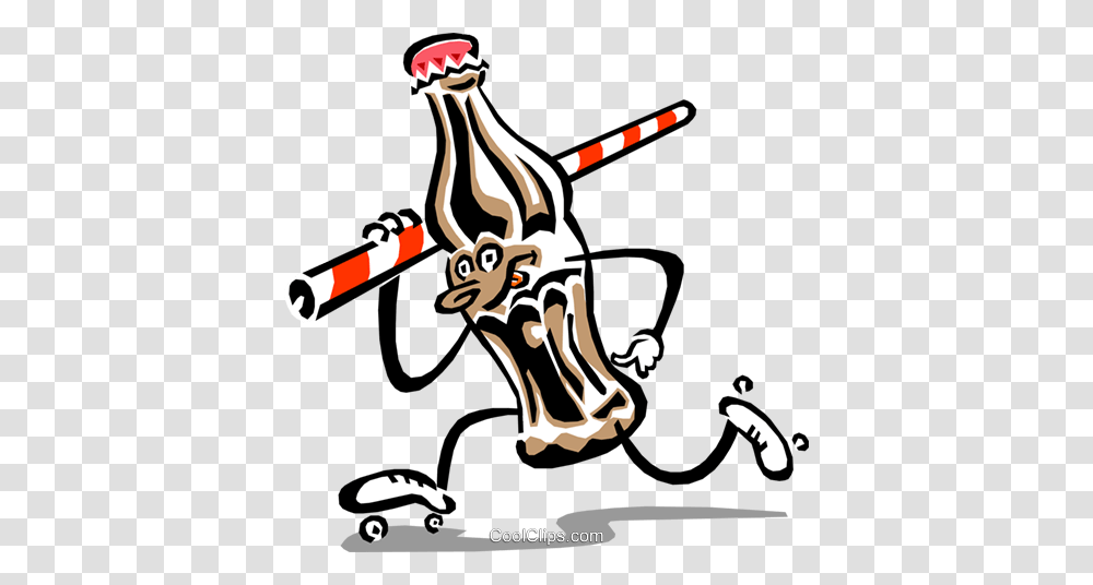 Soda Pop Character Royalty Free Vector Clip Art Illustration, Label, Bomb, Weapon Transparent Png