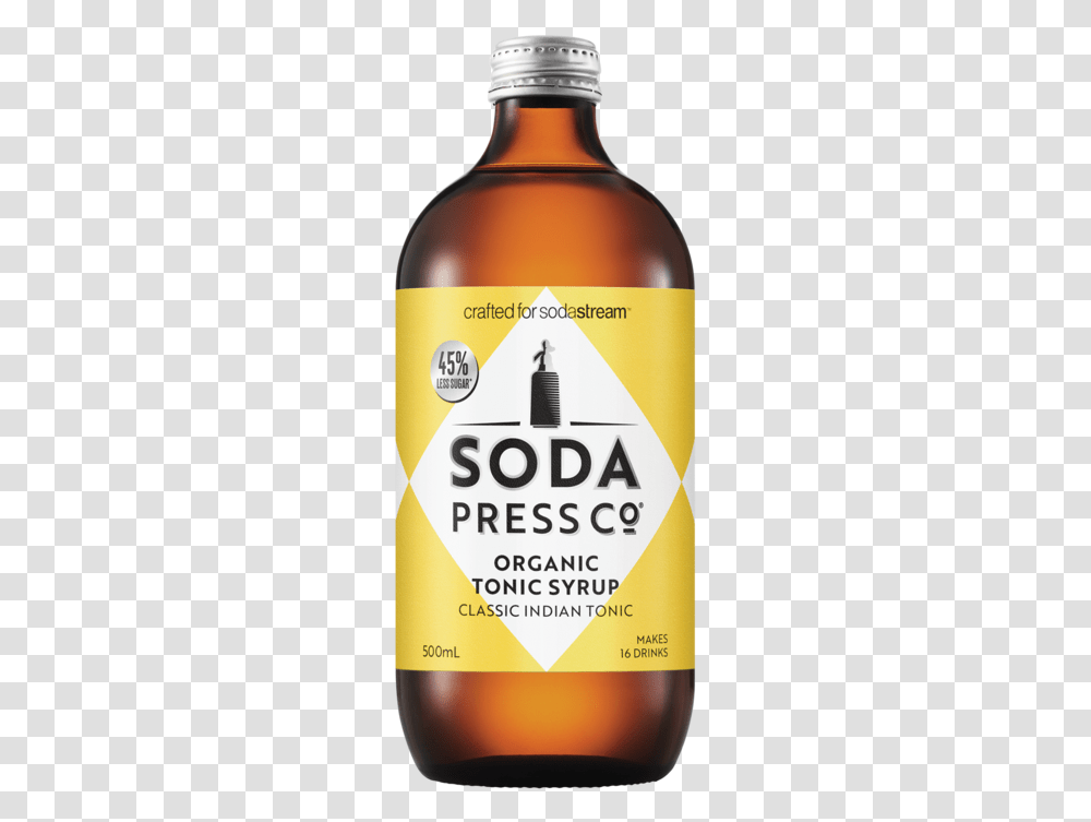 Soda Press Co, Beer, Alcohol, Beverage, Bottle Transparent Png