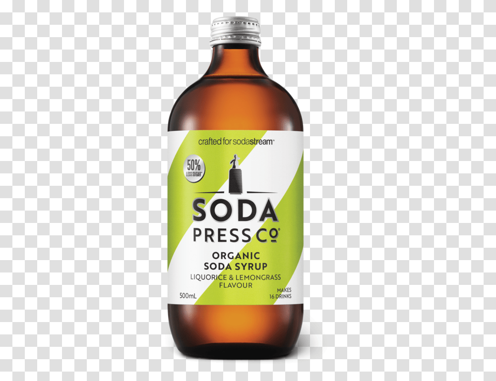 Soda Press Indian Tonic, Bottle, Beer, Alcohol, Beverage Transparent Png