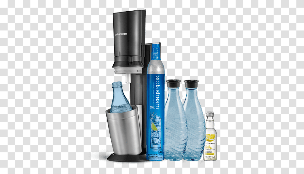 Soda Stream Crystal, Bottle, Shaker, Glass, Water Bottle Transparent Png