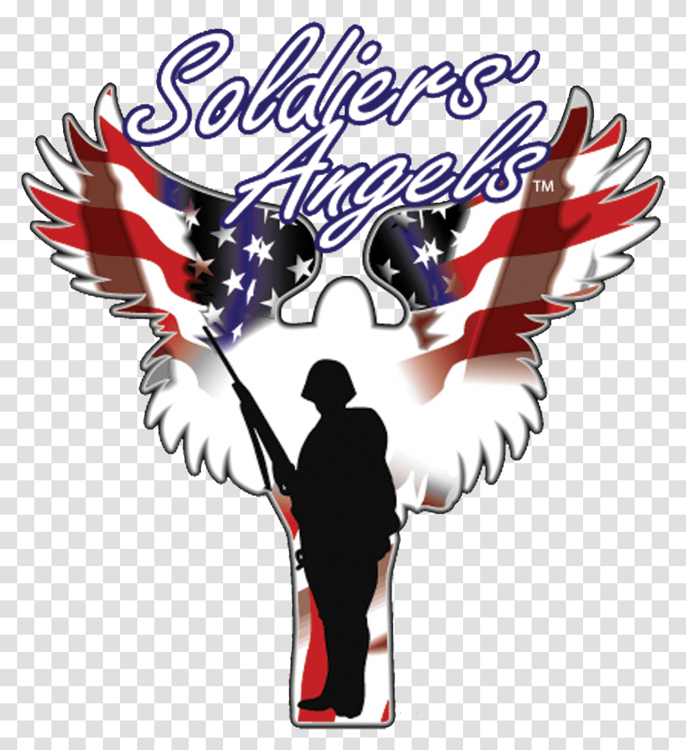 Sodliers Soldiers Angels Logo, Person, Poster, Advertisement, Symbol Transparent Png