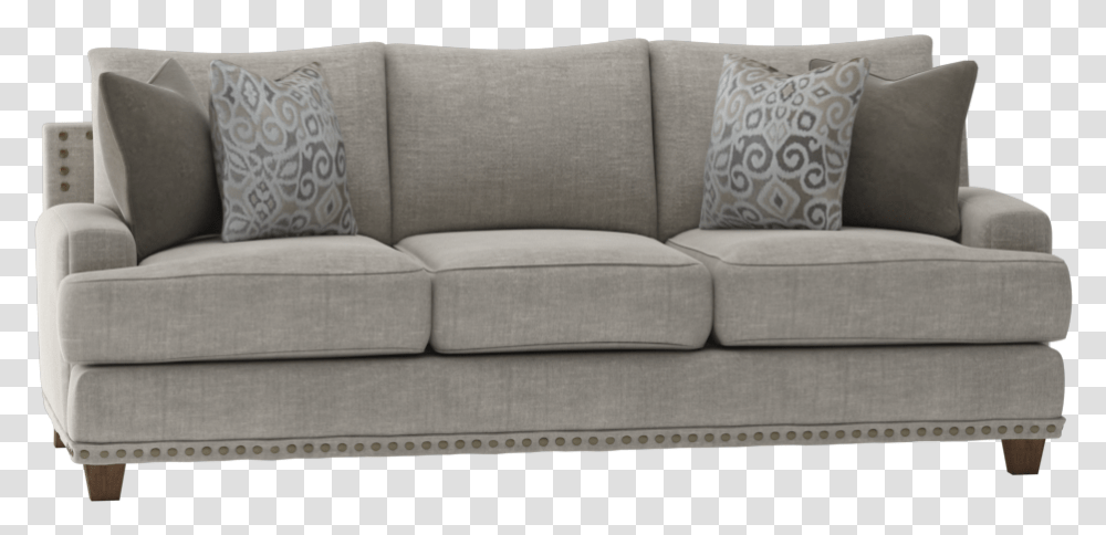 Sofa Com Pes Altos, Couch, Furniture, Cushion, Pillow Transparent Png