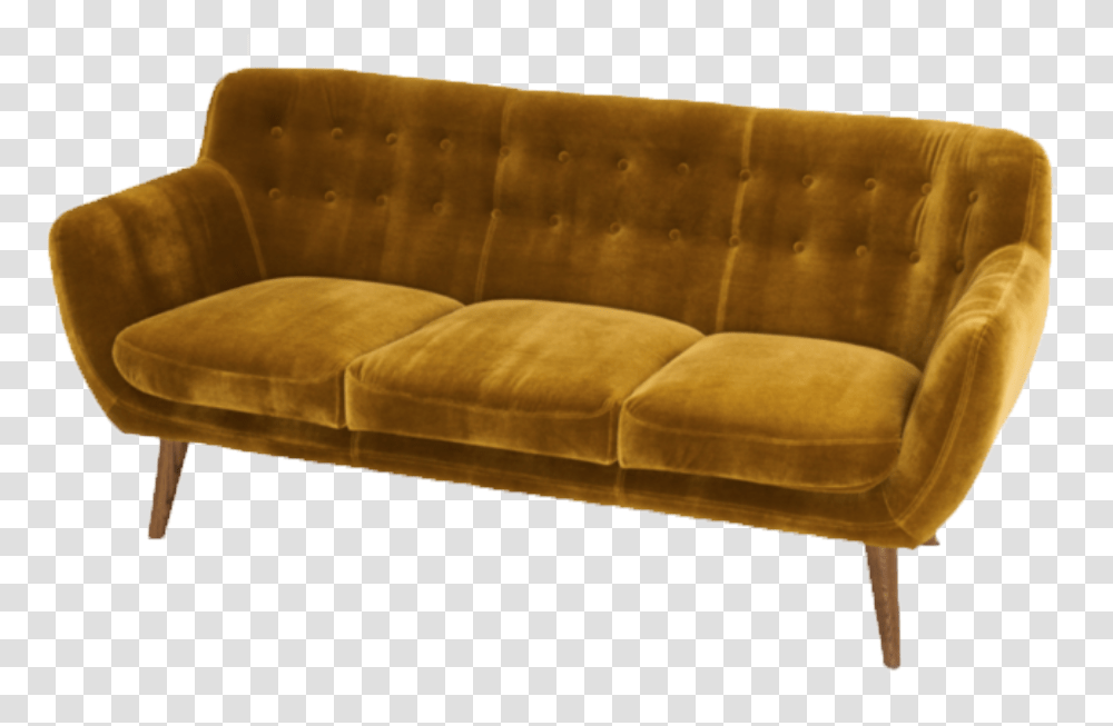 Sofa Couch Sofa For Rent Rental Items Furniture Golden Sofa, Chair Transparent Png