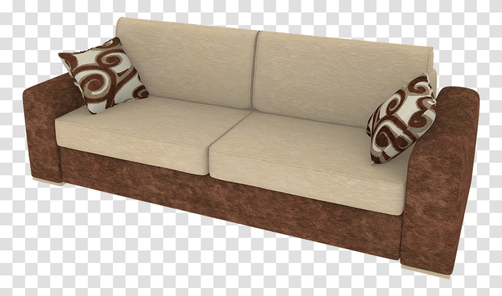 Sofa Cushion Interior Furniture Seat 3d Render Sofa Cushion, Couch, Rug, Table, Coffee Table Transparent Png