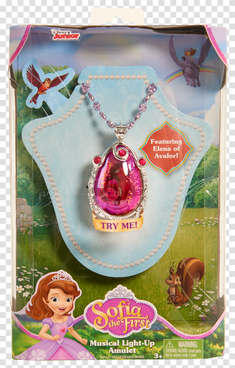 Sofia Amulet Light Up Karice Amuleto De Avalor, Doll, Toy, Pendant, Accessories Transparent Png