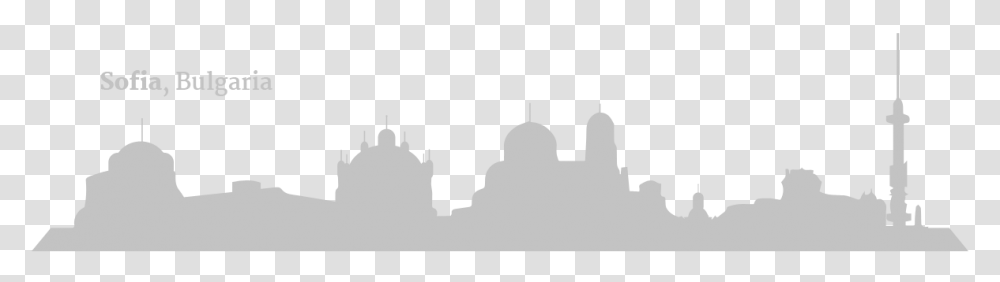 Sofia City Silhouette, Gray, White Board, Texture, Word Transparent Png