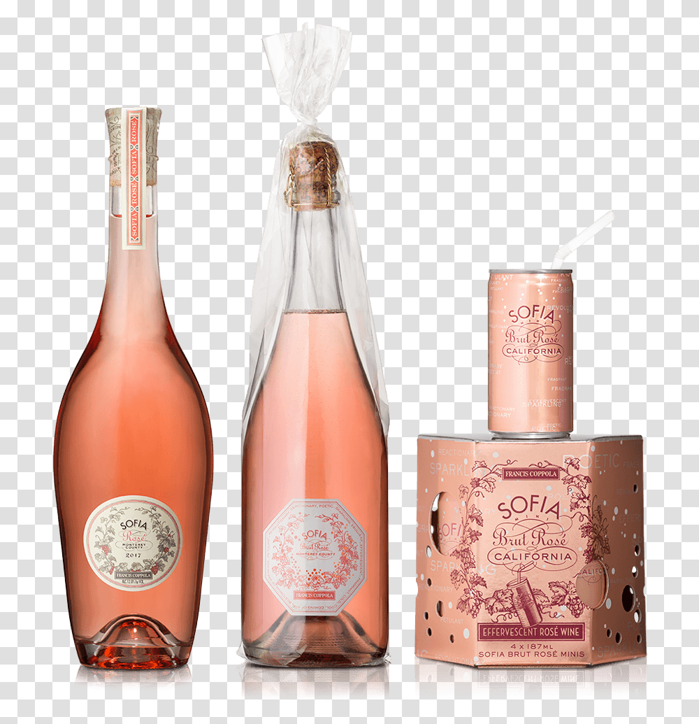 Sofia Ros Collection Product Shot Sofia Coppola Wine, Bottle, Alcohol, Beverage, Drink Transparent Png