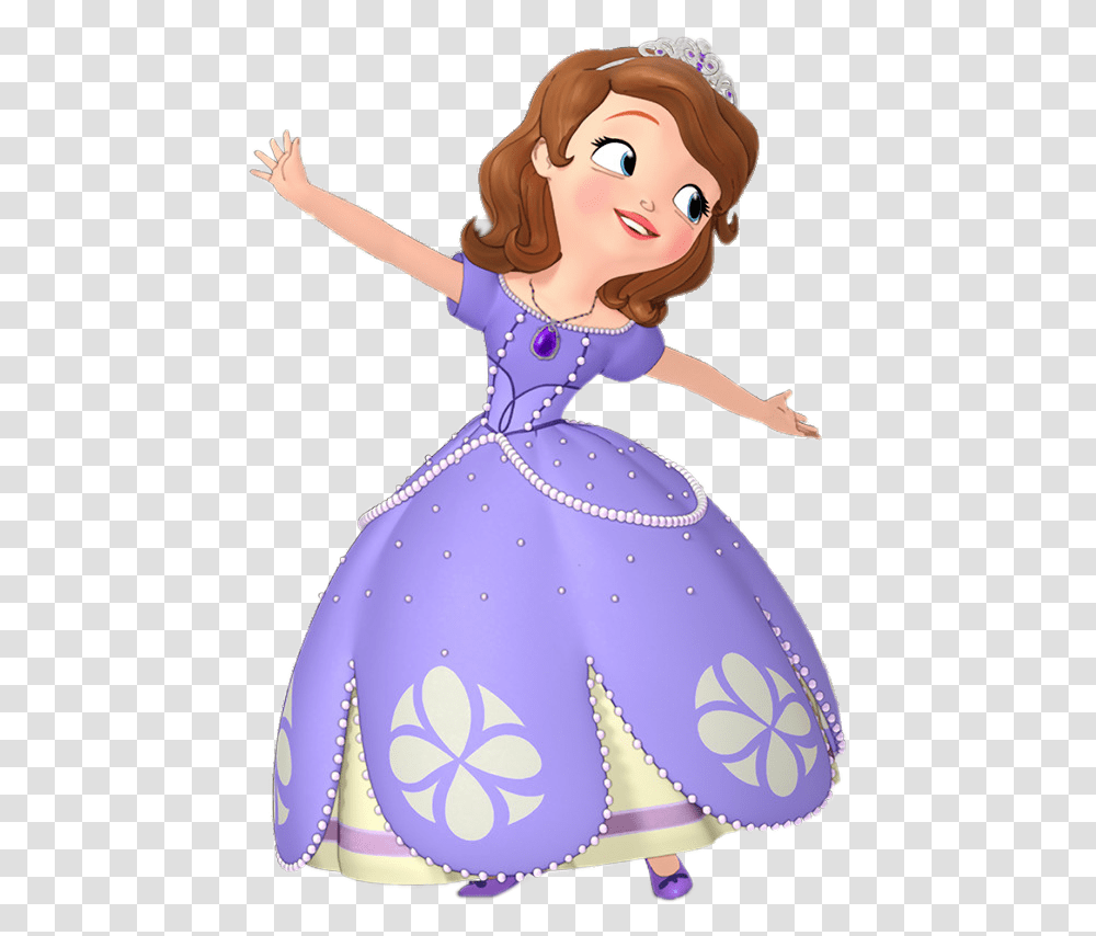 Sofia The First Arms Wide Sofia The First, Doll, Toy, Figurine, Barbie Transparent Png