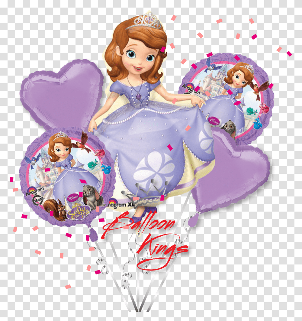Sofia The First Bouquet, Doll, Toy, Figurine Transparent Png