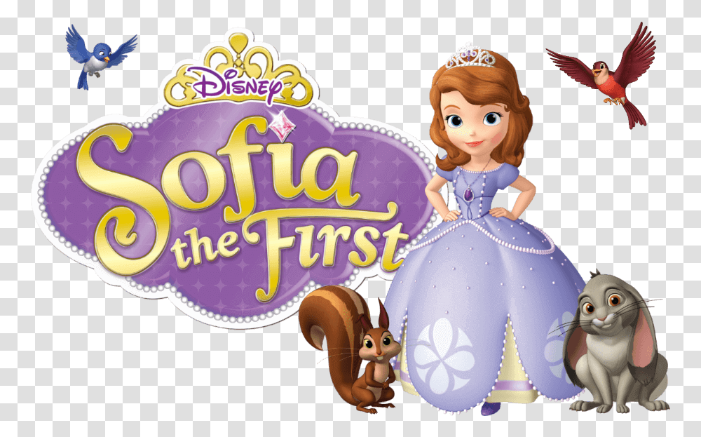 Sofia The First Coloring Images Disney Sofia The First, Doll, Toy, Bird, Animal Transparent Png