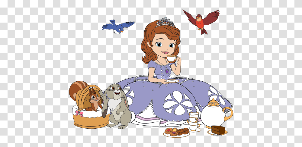 Sofia The First Crown Clipart Cartoon, Person, Animal, Graphics, People Transparent Png