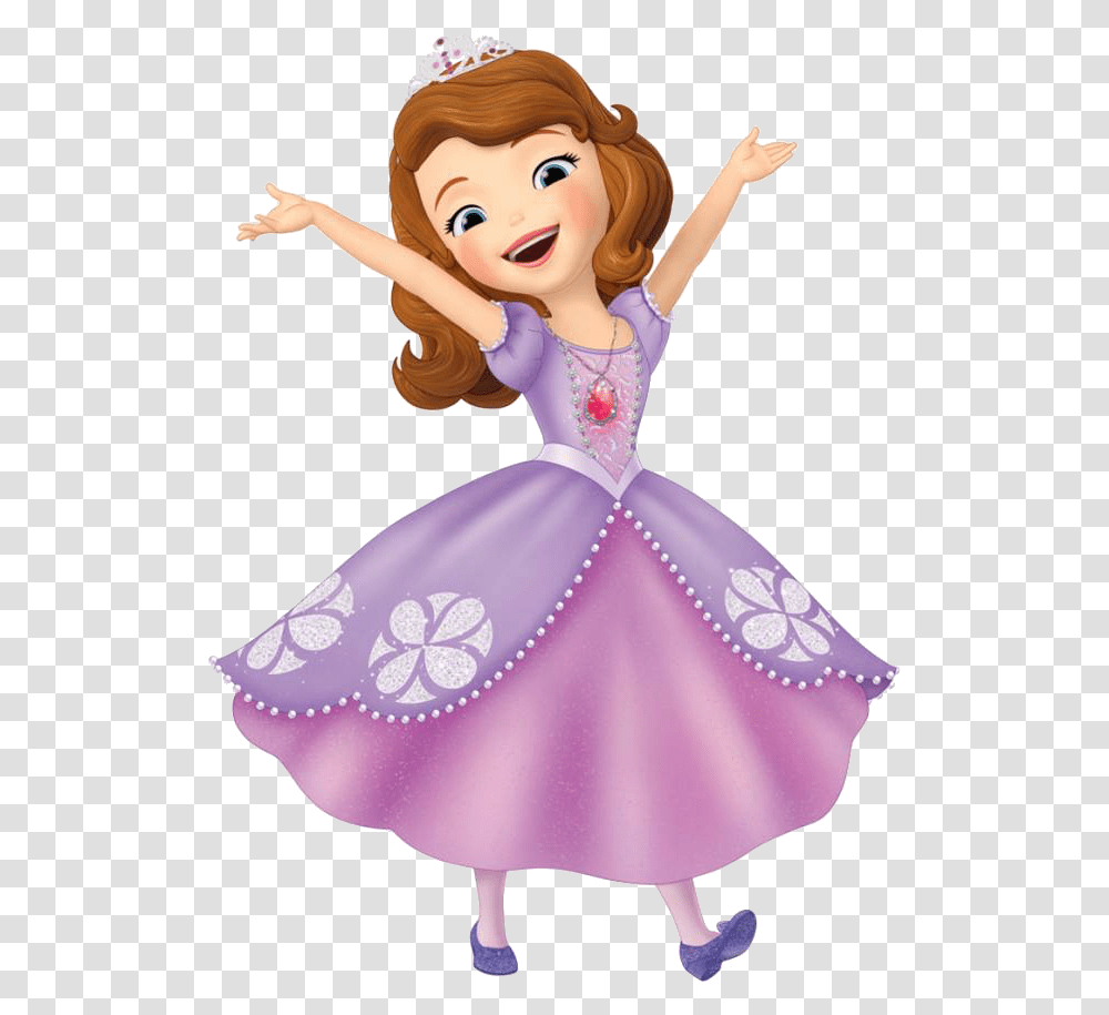 Sofia The First, Doll, Toy, Barbie, Figurine Transparent Png