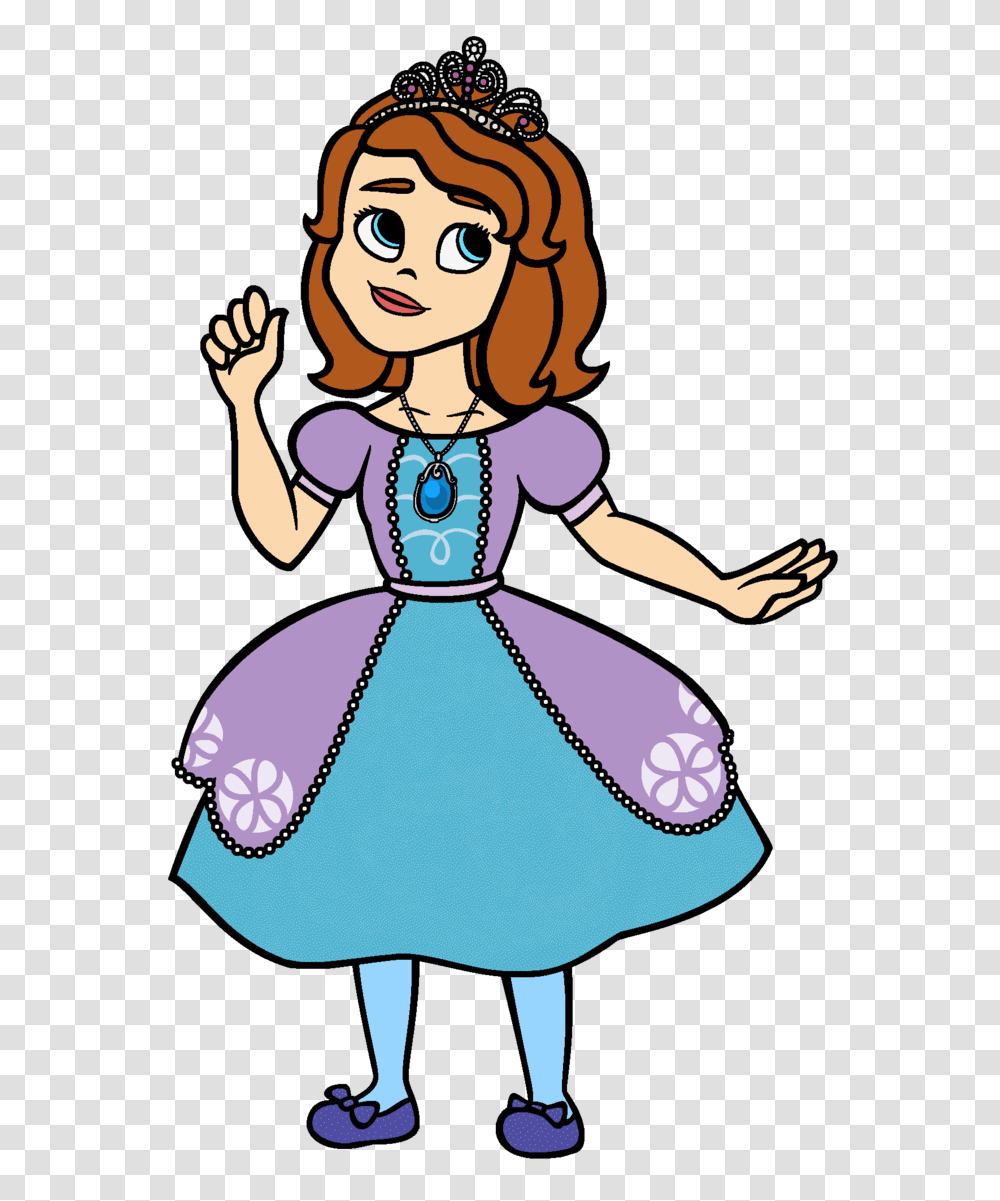 Sofia The First, Person, Female, Dress Transparent Png