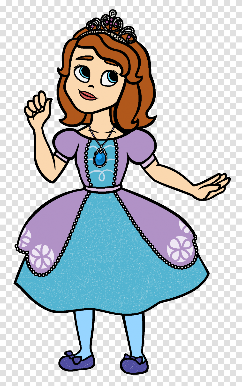 Sofia The First, Person, Female, Girl Transparent Png
