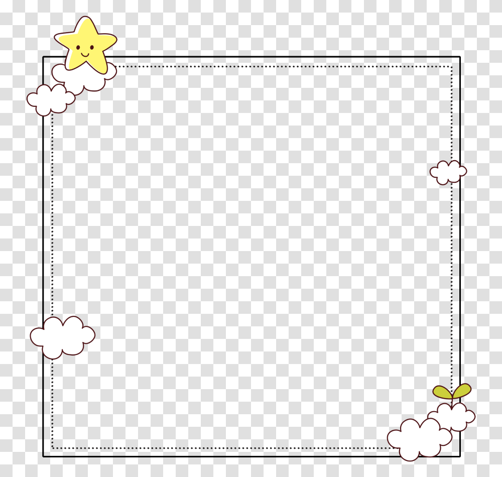 Soft Baby Messy Cloud Clouds Star Stars Overlay Cute Border Transparent Png