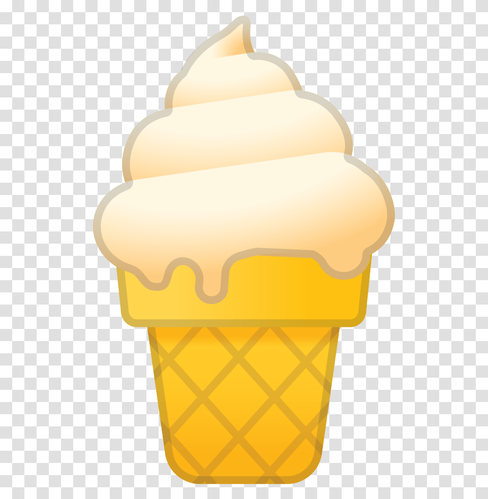 Soft Ice Cream Icon Noto Emoji Food Drink Iconset Google Ice Cream Emoji, Dessert, Creme, Lamp, Wedding Cake Transparent Png