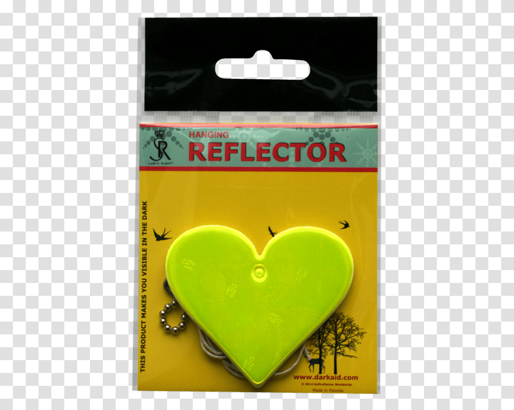 Soft Reflector Pendant Yellow Heart - Dark Aid Earrings, Sweets, Food, Confectionery, Interior Design Transparent Png